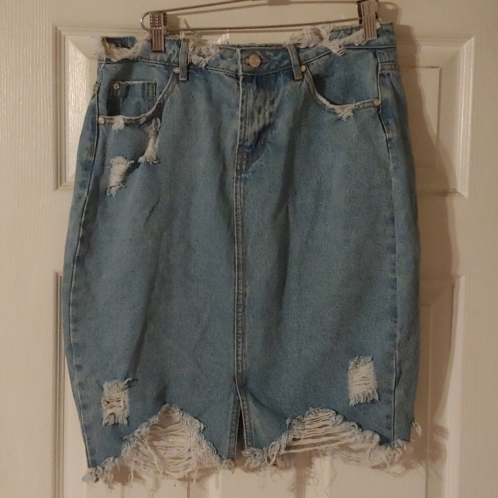 Women's Jean Skirt